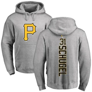 Men's Pittsburgh Pirates A.J. Schugel Ash Backer Pullover Hoodie