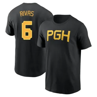 Men's Jack Suwinski Pittsburgh Pirates Roster Name & Number T-Shirt - Black