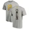 Men's Pittsburgh Pirates Alika Williams Ash Backer T-Shirt