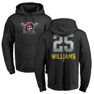 Men's Pittsburgh Pirates Alika Williams Black Branded Midnight Mascot Pullover Hoodie -