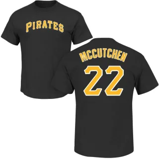 Men's Pittsburgh Pirates Andrew McCutchen Black Roster T-Shirt