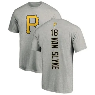 Men's Pittsburgh Pirates Andy Van Slyke Ash Backer T-Shirt