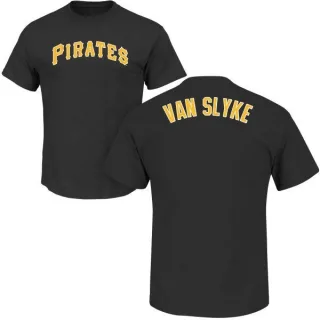 Men's Pittsburgh Pirates Andy Van Slyke Black Roster T-Shirt