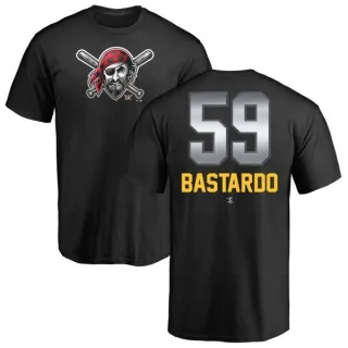 Men's Pittsburgh Pirates Antonio Bastardo Black Midnight Mascot T-Shirt