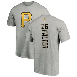 Men's Pittsburgh Pirates Bailey Falter Ash Backer T-Shirt