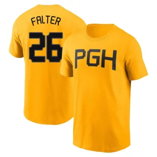 Men's Pittsburgh Pirates Bailey Falter Gold 2023 City Connect T-Shirt