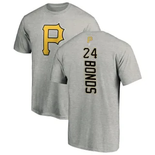 Men's Pittsburgh Pirates Barry Bonds Ash Backer T-Shirt