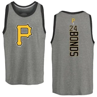 Men's Pittsburgh Pirates Barry Bonds Ash Backer Tank Top