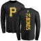 Men's Pittsburgh Pirates Barry Bonds Black Backer Long Sleeve T-Shirt