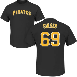 Men's Pittsburgh Pirates Beau Sulser Black Roster T-Shirt