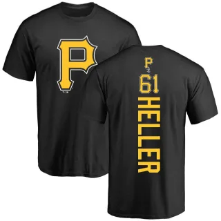 Men's Pittsburgh Pirates Ben Heller Black Backer T-Shirt