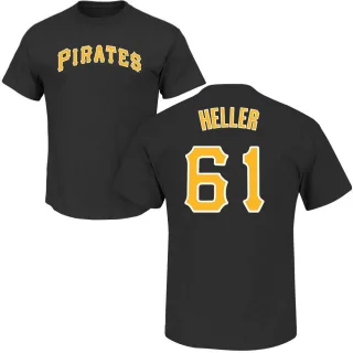 Men's Pittsburgh Pirates Ben Heller Black Roster T-Shirt