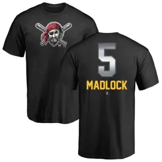 Men's Pittsburgh Pirates Bill Madlock Black Midnight Mascot T-Shirt