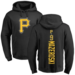 Men's Pittsburgh Pirates Bill Mazeroski Black Backer Pullover Hoodie