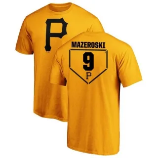 Men's Pittsburgh Pirates Bill Mazeroski Gold RBI T-Shirt