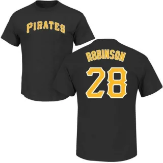 Men's Pittsburgh Pirates Bill Robinson Black Roster T-Shirt