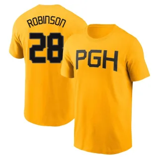 Men's Pittsburgh Pirates Bill Robinson Gold 2023 City Connect T-Shirt