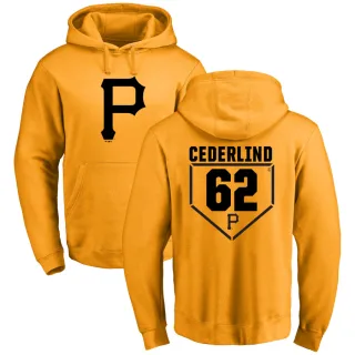 Men's Pittsburgh Pirates Blake Cederlind Gold Branded RBI Pullover Hoodie -