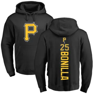 Men's Pittsburgh Pirates Bobby Bonilla Black Backer Pullover Hoodie