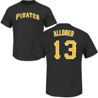 Men's Pittsburgh Pirates Cameron Alldred Black Roster T-Shirt