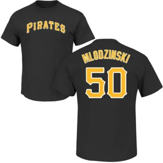 Men's Pittsburgh Pirates Carmen Mlodzinski Black Roster T-Shirt