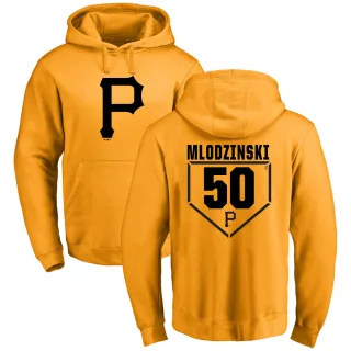 Men's Pittsburgh Pirates Carmen Mlodzinski Gold Branded RBI Pullover Hoodie -