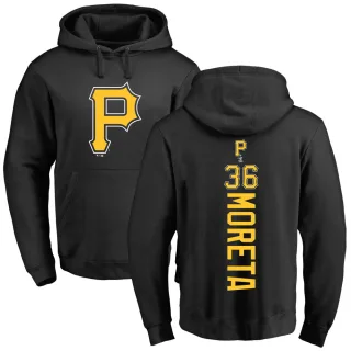 Men's Pittsburgh Pirates Dauri Moreta Black Backer Pullover Hoodie