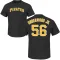 Men's Pittsburgh Pirates Duane Underwood Jr. Black Roster T-Shirt