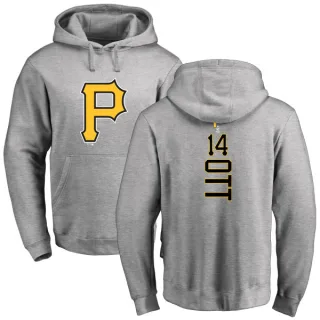 Men's Pittsburgh Pirates Ed Ott Ash Backer Pullover Hoodie