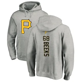 Men's Pittsburgh Pirates Jalen Beeks Ash Backer Pullover Hoodie