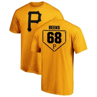 Men's Pittsburgh Pirates Jalen Beeks Gold RBI T-Shirt