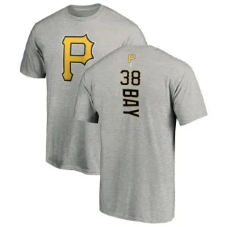 Men's Pittsburgh Pirates Jason Bay Ash Backer T-Shirt