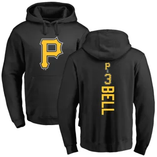 Men's Pittsburgh Pirates Jay Bell Black Backer Pullover Hoodie