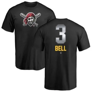 Men's Pittsburgh Pirates Jay Bell Black Midnight Mascot T-Shirt