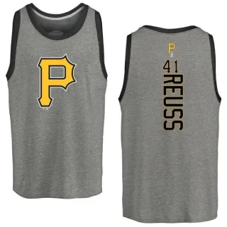 Men's Pittsburgh Pirates Jerry Reuss Ash Backer Tank Top