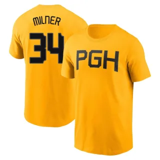 Men's Pittsburgh Pirates John Milner Gold 2023 City Connect T-Shirt