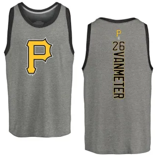 Men's Pittsburgh Pirates Josh VanMeter Ash Backer Tank Top