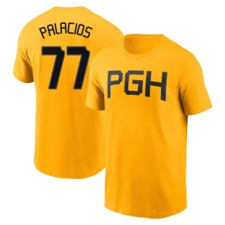 Men's Pittsburgh Pirates Joshua Palacios Gold 2023 City Connect T-Shirt