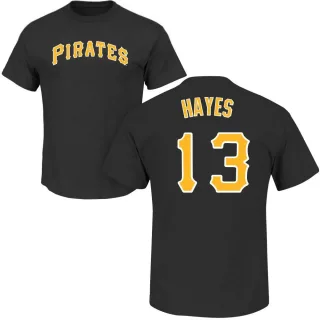 Men's Pittsburgh Pirates Ke'Bryan Hayes Black Roster T-Shirt