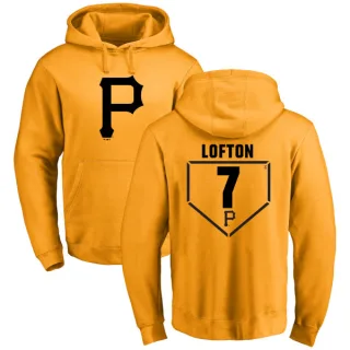 Men's Pittsburgh Pirates Kenny Lofton Gold Branded RBI Pullover Hoodie -