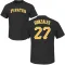 Men's Pittsburgh Pirates Marco Gonzales Black Roster T-Shirt