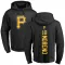 Men's Pittsburgh Pirates Omar Moreno Black Backer Pullover Hoodie