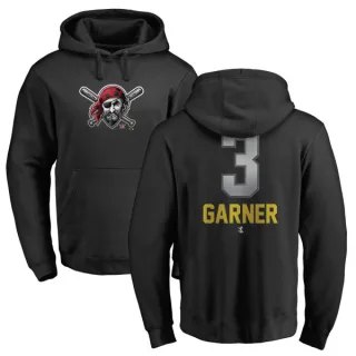 Men's Pittsburgh Pirates Phil Garner Black Branded Midnight Mascot Pullover Hoodie -