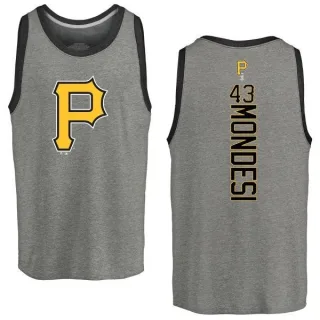 Men's Pittsburgh Pirates Raul Mondesi Ash Backer Tank Top