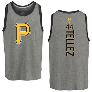 Men's Pittsburgh Pirates Rowdy Tellez Ash Backer Tank Top