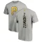 Men's Pittsburgh Pirates Spencer Horwitz Ash Backer T-Shirt