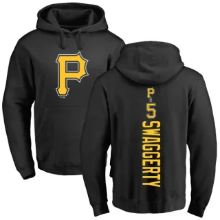 Men's Pittsburgh Pirates Travis Swaggerty Black Backer Pullover Hoodie