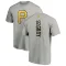 Men's Pittsburgh Pirates Tristan Gray Gray Backer T-Shirt Ash