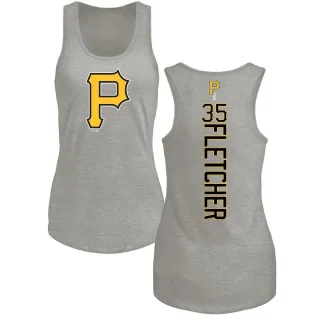 Women's Pittsburgh Pirates Aaron Fletcher Ash Backer Tank Top