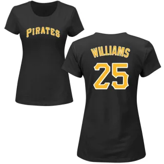 Women's Pittsburgh Pirates Alika Williams Black Roster T-Shirt